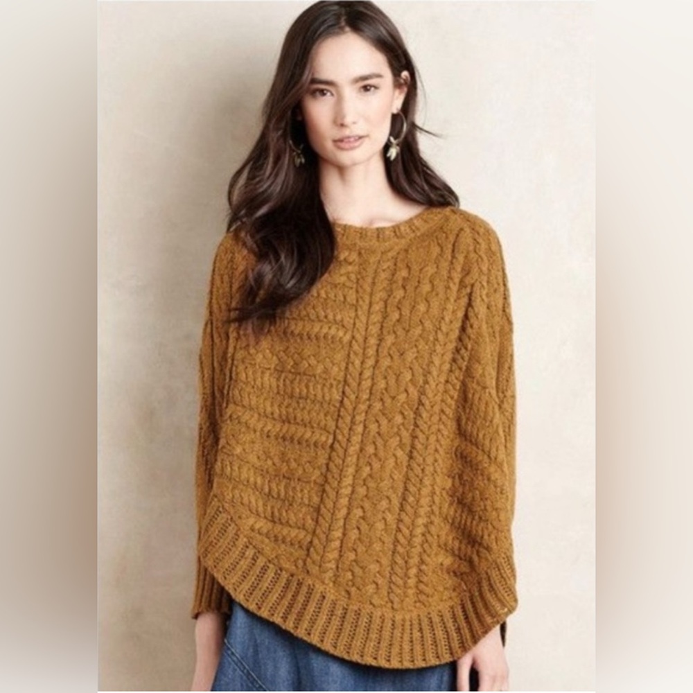 Women’s Anthropologie‎ Angels Of The North Poncho size M
